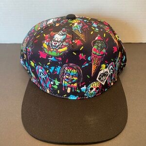 Horror Movie Ice Cream Drip Kids Toddler Custom Hat Size Small